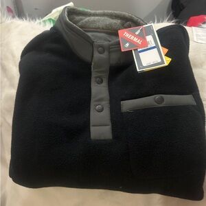 Men's Black Thermal Sweater